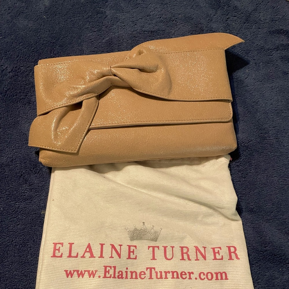 Elaine Turner envelope pouch. Super stylish with light sparkle.